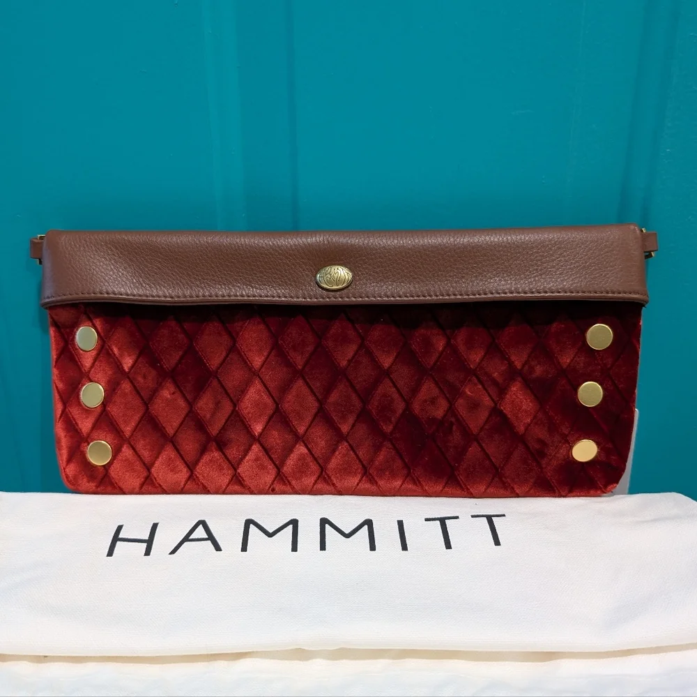 NWT Hammitt Monarch Velvet Invitation Clutch - Picture 4 of 11